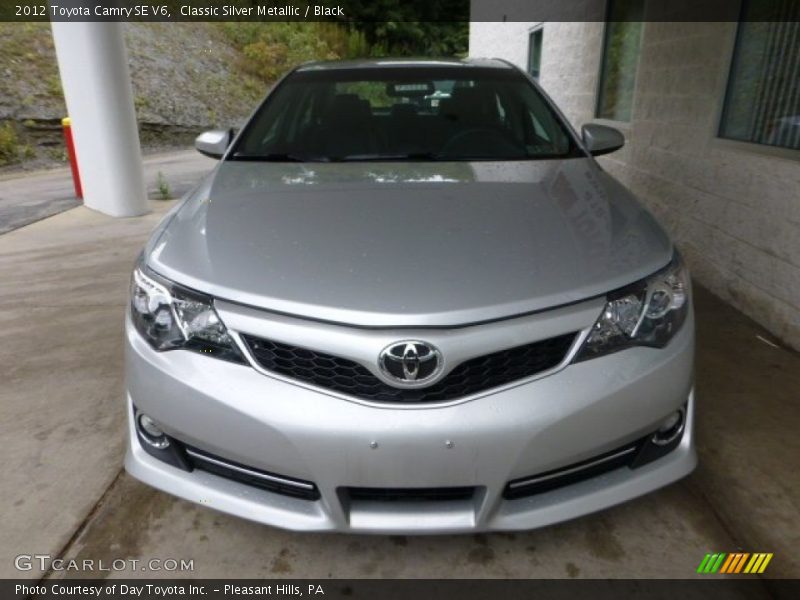 Classic Silver Metallic / Black 2012 Toyota Camry SE V6