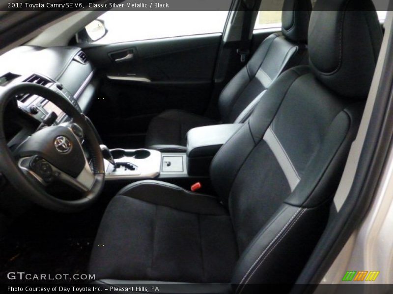 Front Seat of 2012 Camry SE V6