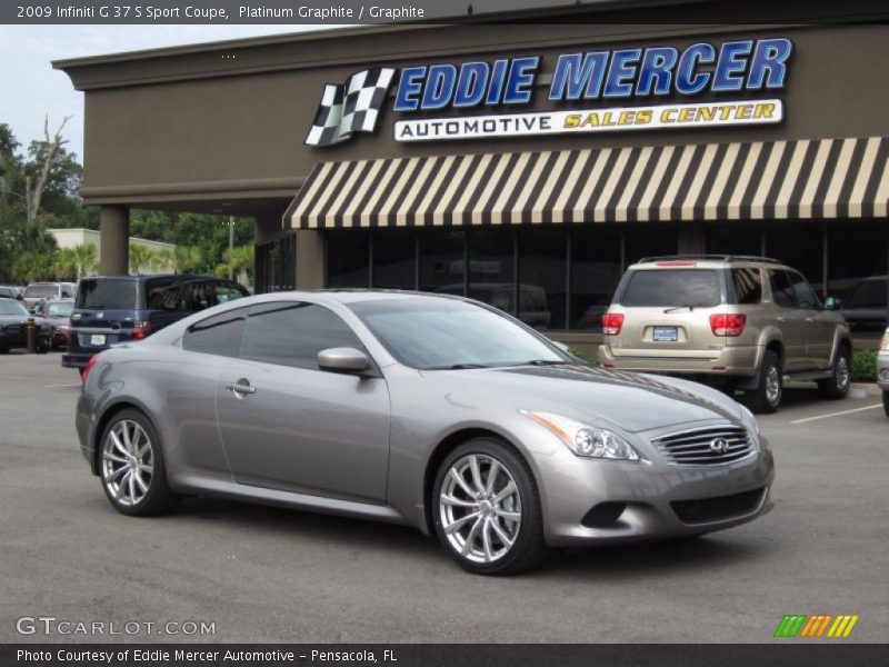 Platinum Graphite / Graphite 2009 Infiniti G 37 S Sport Coupe