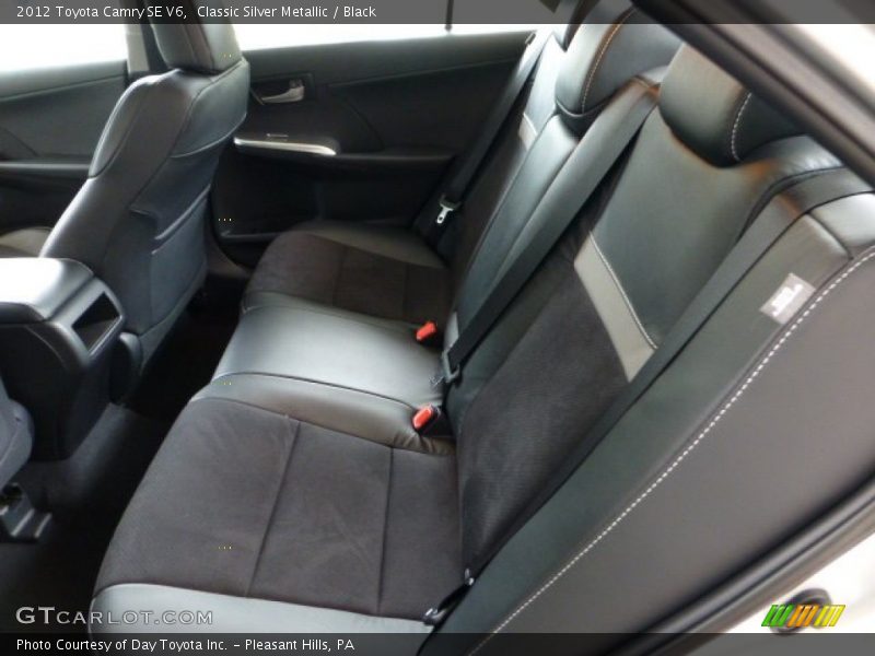 Rear Seat of 2012 Camry SE V6