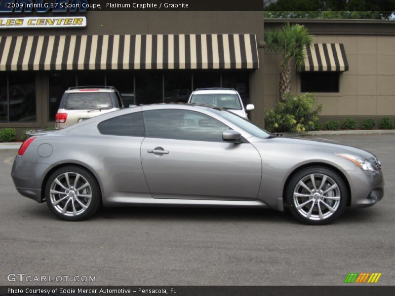 Platinum Graphite / Graphite 2009 Infiniti G 37 S Sport Coupe