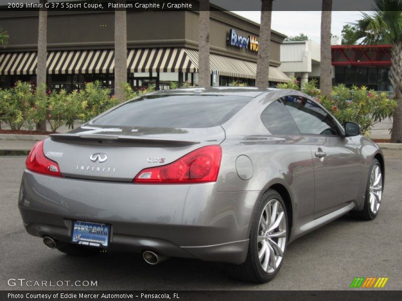 Platinum Graphite / Graphite 2009 Infiniti G 37 S Sport Coupe