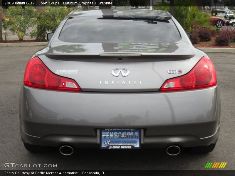 Platinum Graphite / Graphite 2009 Infiniti G 37 S Sport Coupe