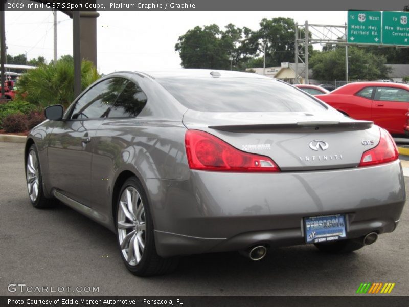 Platinum Graphite / Graphite 2009 Infiniti G 37 S Sport Coupe