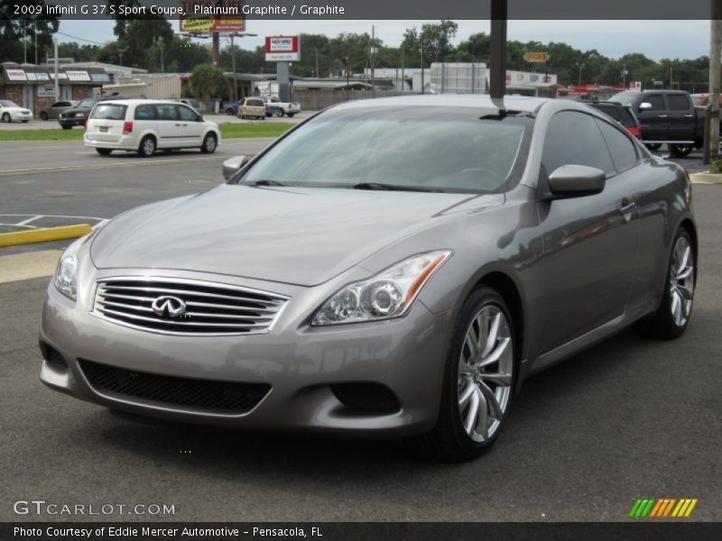 Platinum Graphite / Graphite 2009 Infiniti G 37 S Sport Coupe