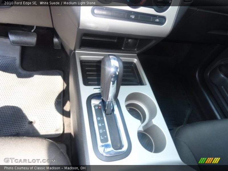 White Suede / Medium Light Stone 2010 Ford Edge SE