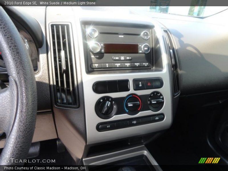 White Suede / Medium Light Stone 2010 Ford Edge SE