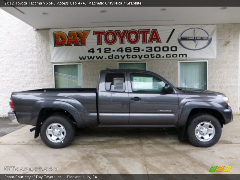 Magnetic Gray Mica / Graphite 2012 Toyota Tacoma V6 SR5 Access Cab 4x4