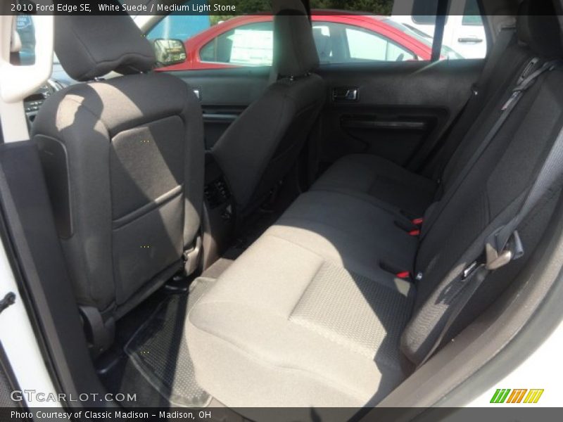 White Suede / Medium Light Stone 2010 Ford Edge SE