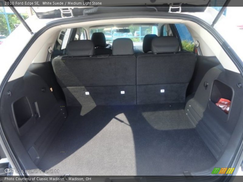 White Suede / Medium Light Stone 2010 Ford Edge SE