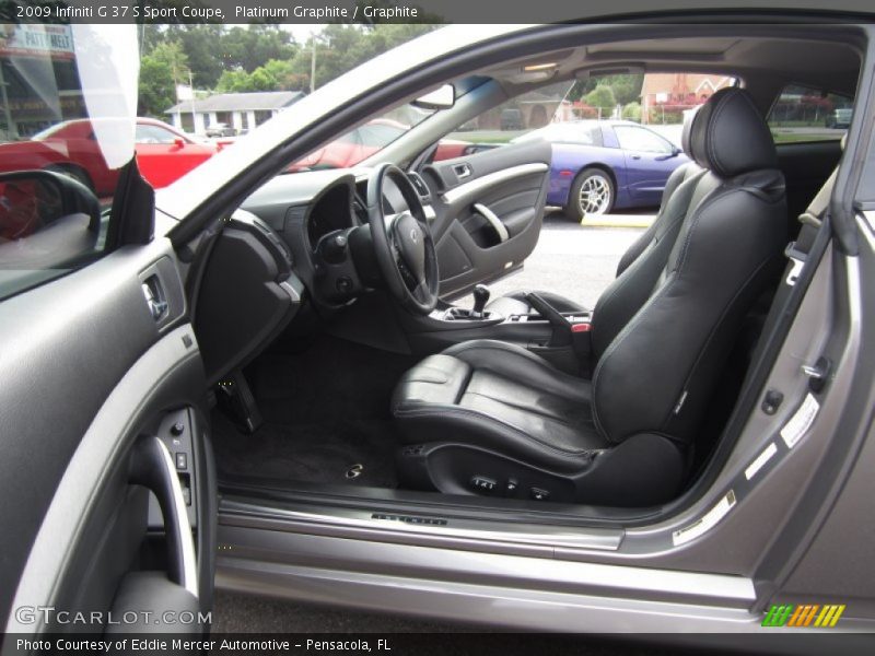 Front Seat of 2009 G 37 S Sport Coupe