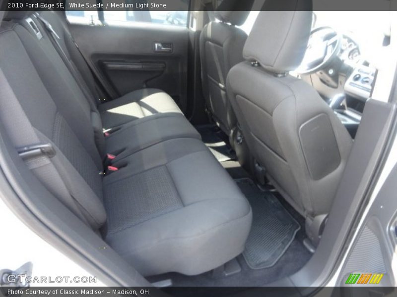 White Suede / Medium Light Stone 2010 Ford Edge SE
