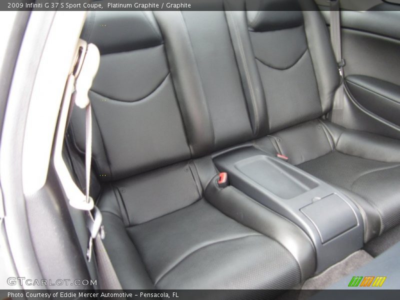 Rear Seat of 2009 G 37 S Sport Coupe