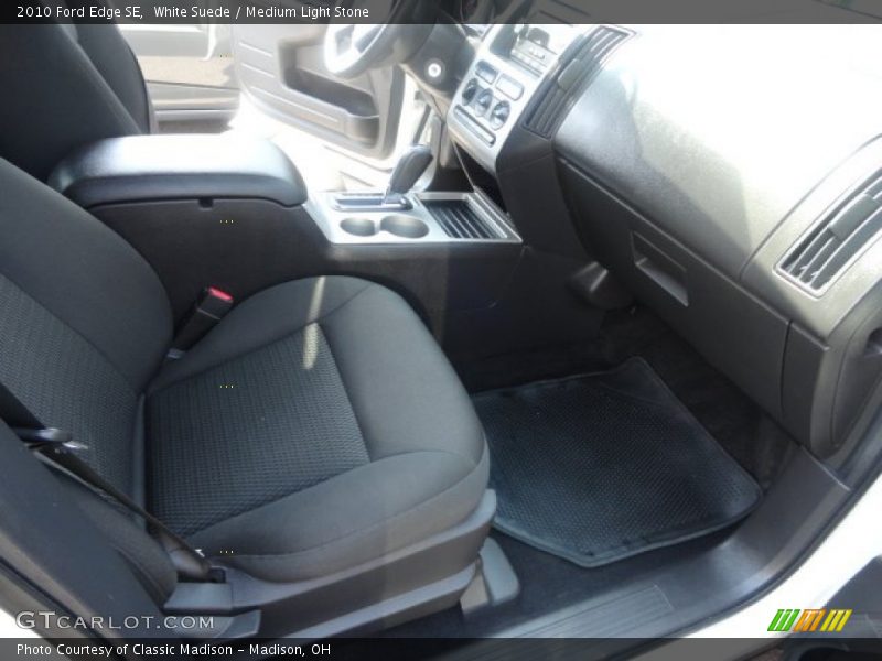 White Suede / Medium Light Stone 2010 Ford Edge SE