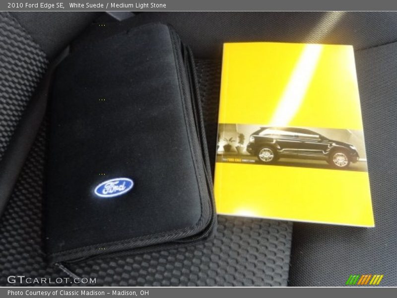 White Suede / Medium Light Stone 2010 Ford Edge SE