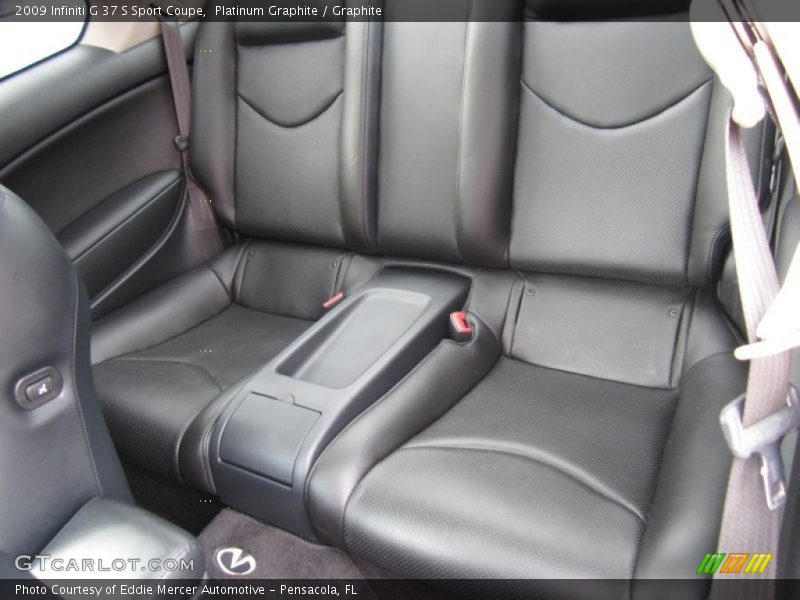 Rear Seat of 2009 G 37 S Sport Coupe