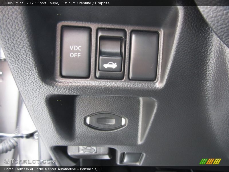 Controls of 2009 G 37 S Sport Coupe