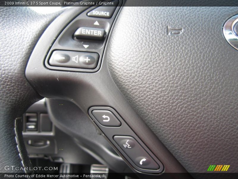 Controls of 2009 G 37 S Sport Coupe