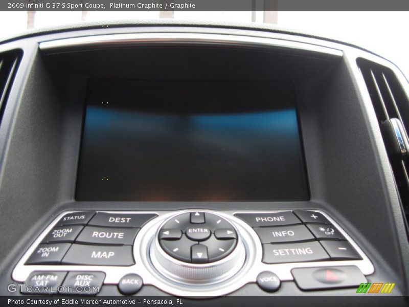 Controls of 2009 G 37 S Sport Coupe
