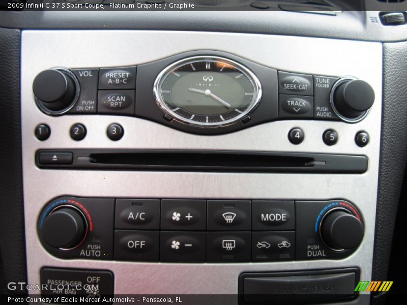 Controls of 2009 G 37 S Sport Coupe