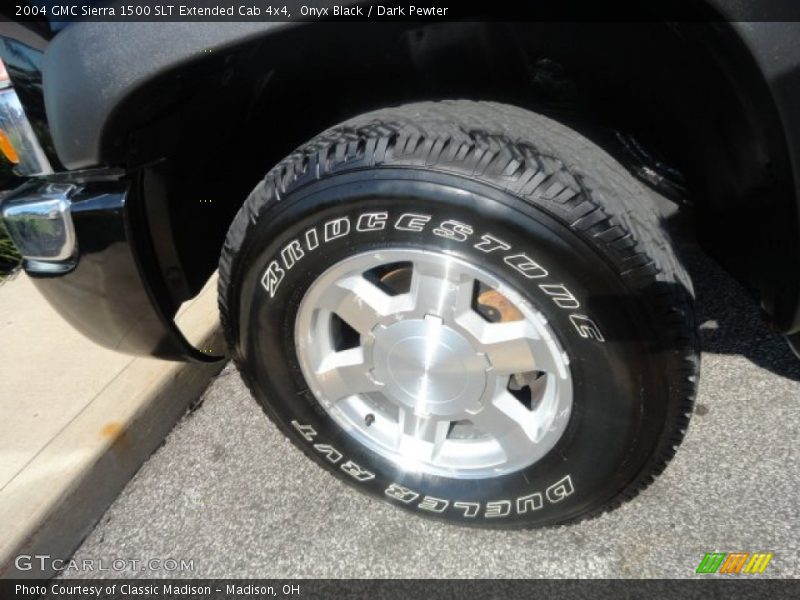 Onyx Black / Dark Pewter 2004 GMC Sierra 1500 SLT Extended Cab 4x4