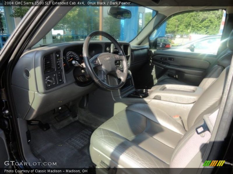 Onyx Black / Dark Pewter 2004 GMC Sierra 1500 SLT Extended Cab 4x4