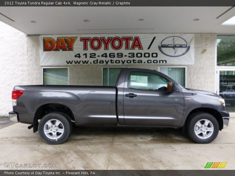 Magnetic Gray Metallic / Graphite 2012 Toyota Tundra Regular Cab 4x4