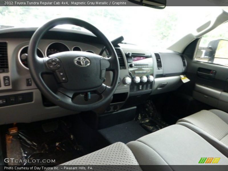 Magnetic Gray Metallic / Graphite 2012 Toyota Tundra Regular Cab 4x4