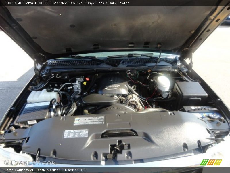 Onyx Black / Dark Pewter 2004 GMC Sierra 1500 SLT Extended Cab 4x4