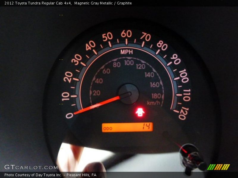 Magnetic Gray Metallic / Graphite 2012 Toyota Tundra Regular Cab 4x4