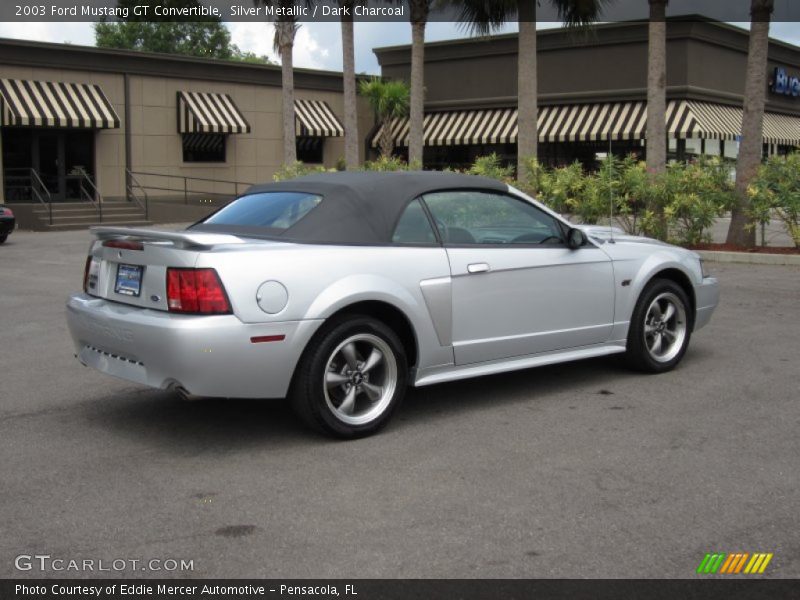 Silver Metallic / Dark Charcoal 2003 Ford Mustang GT Convertible