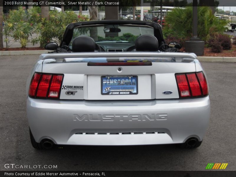 Silver Metallic / Dark Charcoal 2003 Ford Mustang GT Convertible