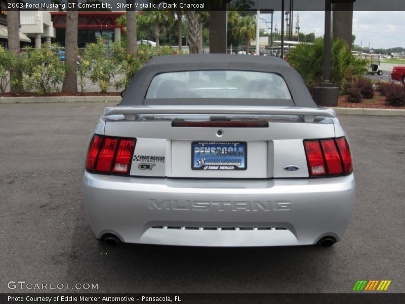 Silver Metallic / Dark Charcoal 2003 Ford Mustang GT Convertible
