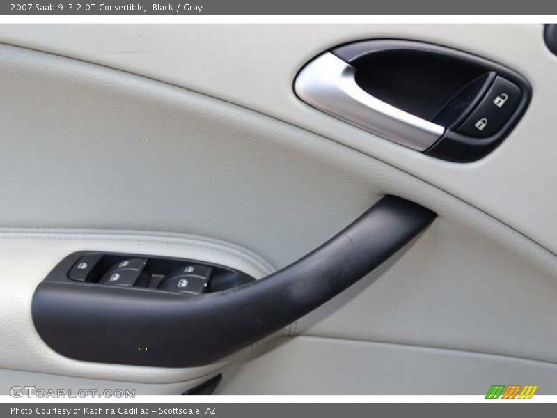 Black / Gray 2007 Saab 9-3 2.0T Convertible