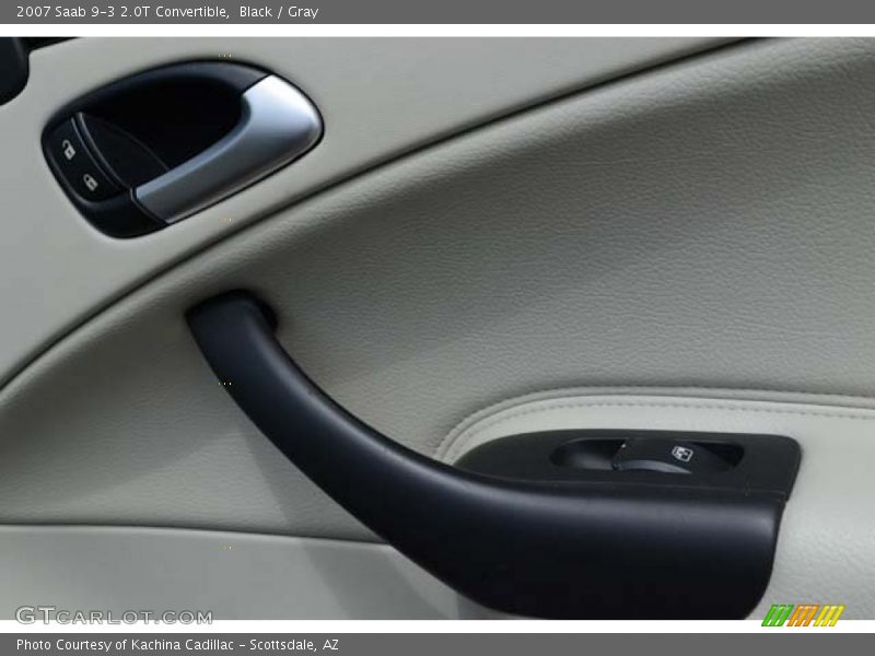 Black / Gray 2007 Saab 9-3 2.0T Convertible
