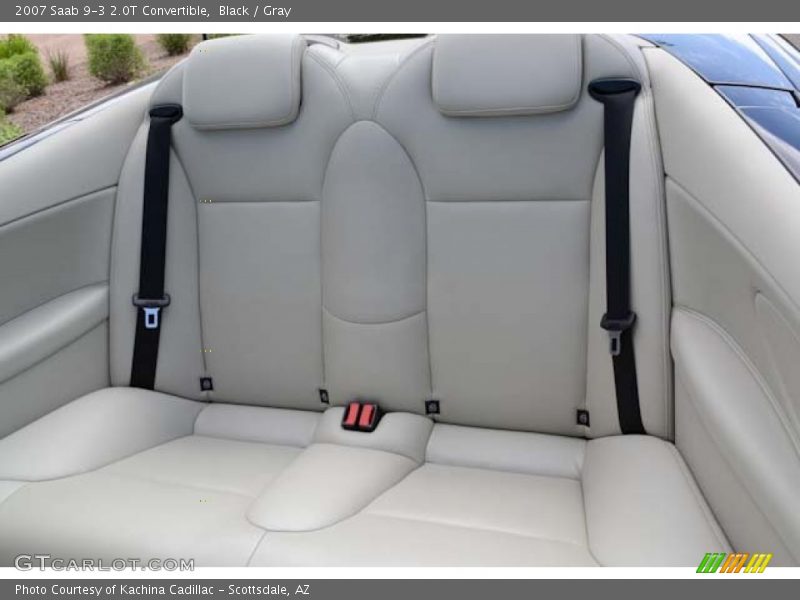Rear Seat of 2007 9-3 2.0T Convertible