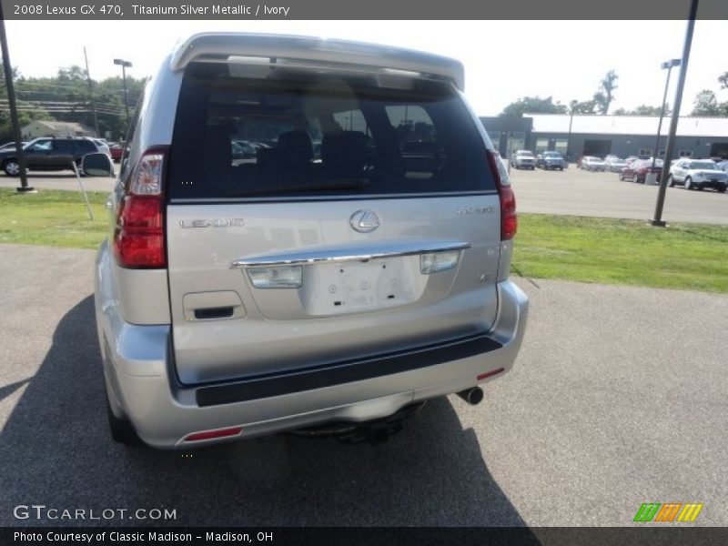Titanium Silver Metallic / Ivory 2008 Lexus GX 470