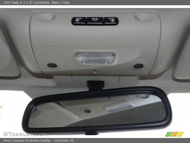Black / Gray 2007 Saab 9-3 2.0T Convertible