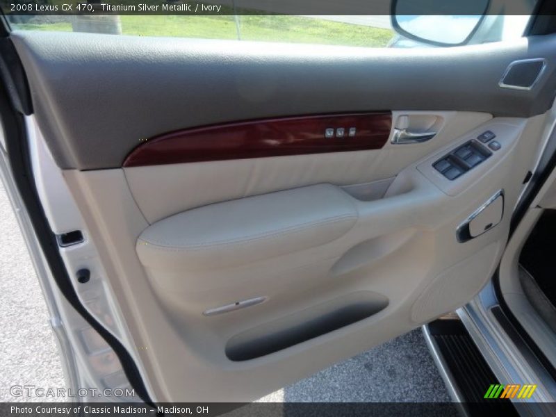 Titanium Silver Metallic / Ivory 2008 Lexus GX 470
