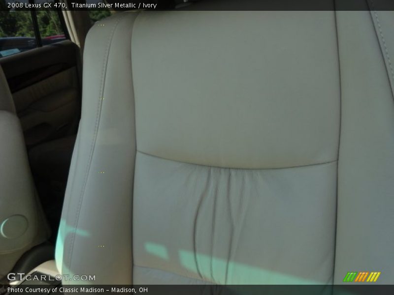 Titanium Silver Metallic / Ivory 2008 Lexus GX 470