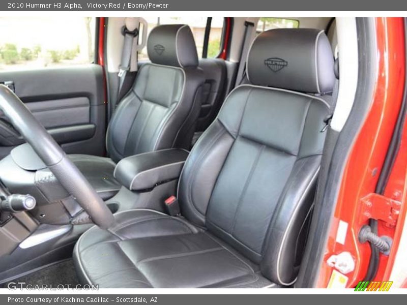Front Seat of 2010 H3 Alpha
