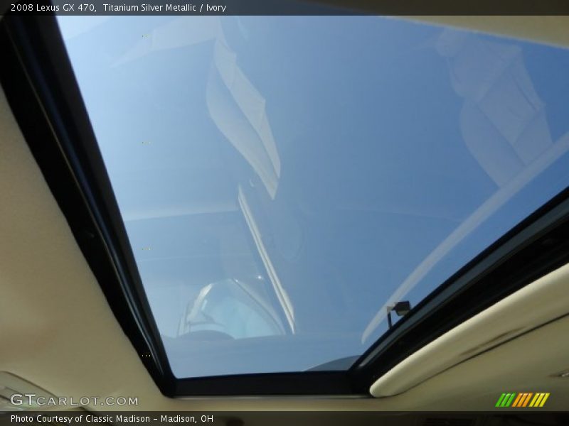 Titanium Silver Metallic / Ivory 2008 Lexus GX 470