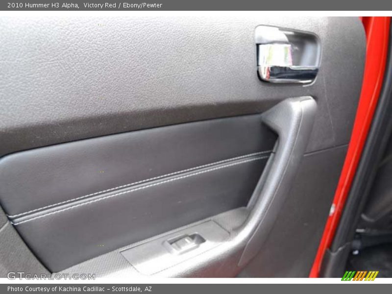 Victory Red / Ebony/Pewter 2010 Hummer H3 Alpha