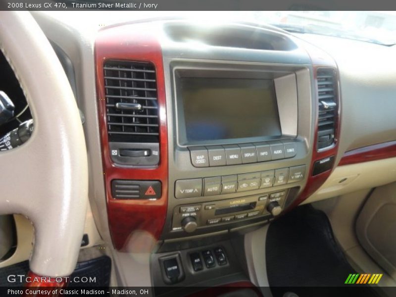 Titanium Silver Metallic / Ivory 2008 Lexus GX 470