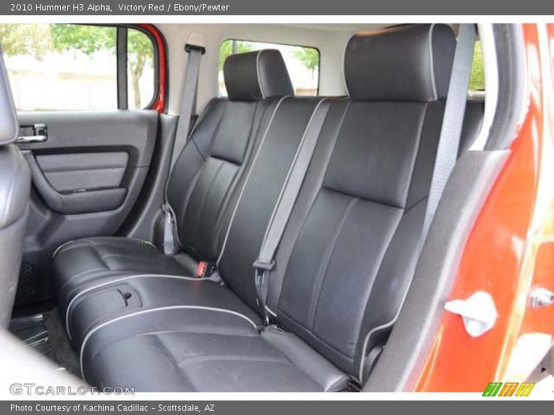 Rear Seat of 2010 H3 Alpha