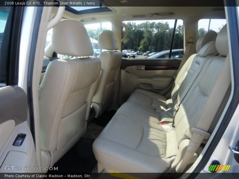 Titanium Silver Metallic / Ivory 2008 Lexus GX 470