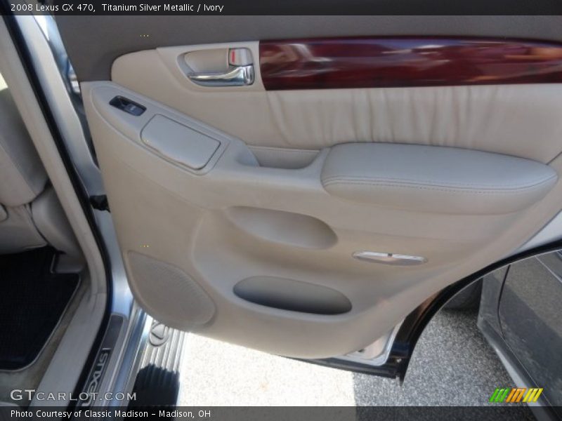 Titanium Silver Metallic / Ivory 2008 Lexus GX 470