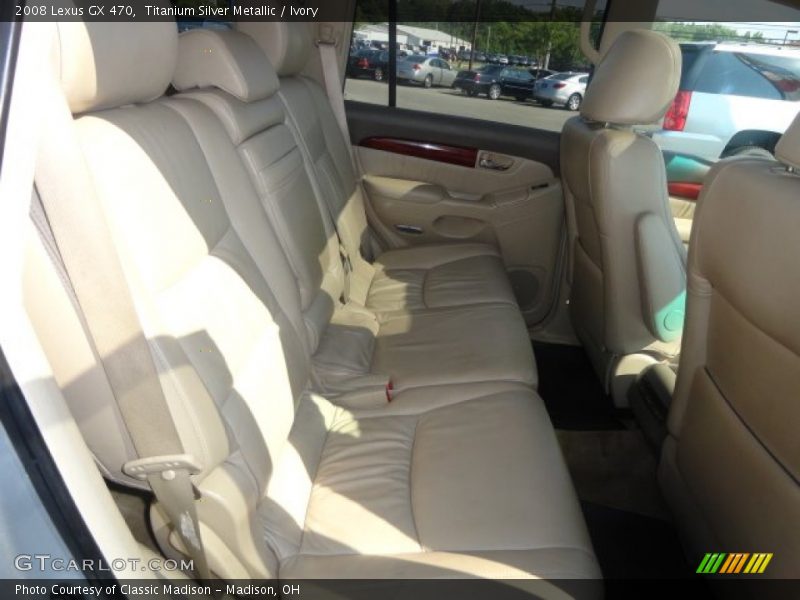 Titanium Silver Metallic / Ivory 2008 Lexus GX 470