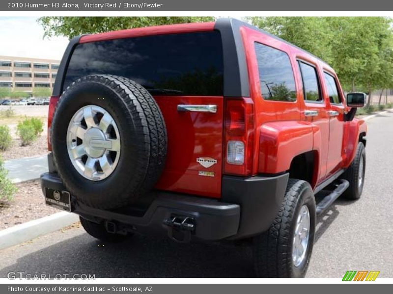 Victory Red / Ebony/Pewter 2010 Hummer H3 Alpha