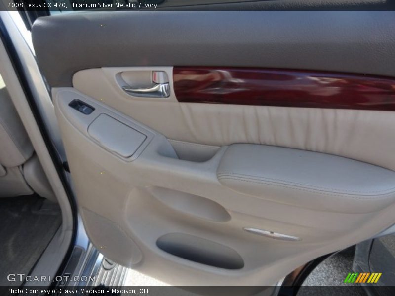 Titanium Silver Metallic / Ivory 2008 Lexus GX 470